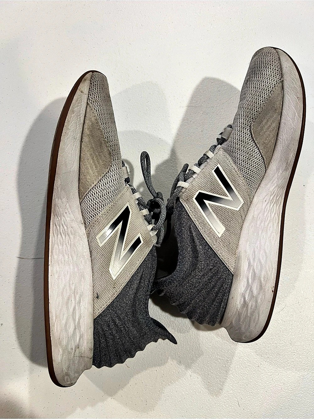 New Balance Fresh Foam Roav Gray & White Sneakers